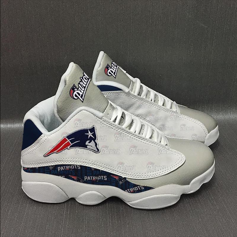 New England Patriots Nfl Ver 7 Air Jordan 13 Sneaker New England Patriots Nfl Ver 7 Air Jordan 13 Sneaker