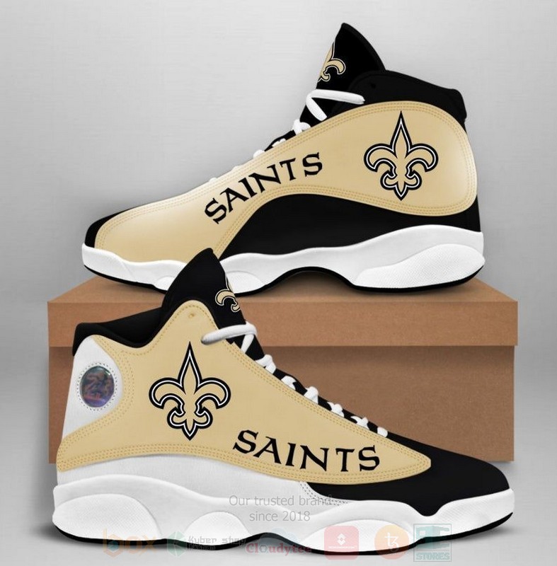 New Orleans Saints Nfl Air Jordan 13 Shoes 4 New Orleans Saints Nfl Air Jordan 13 Shoes 4