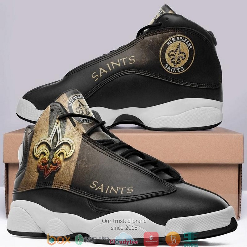 New Orleans Saints Nfl Football Team Air Jordan 13 Sneaker Shoes New Orleans Saints Nfl Football Team Air Jordan 13 Sneaker Shoes
