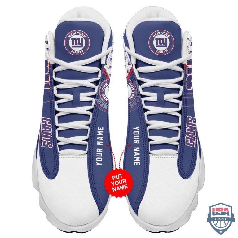 New-York-Giants-Air-Jordan-13-Custom-Name-Personalized-Shoes-1