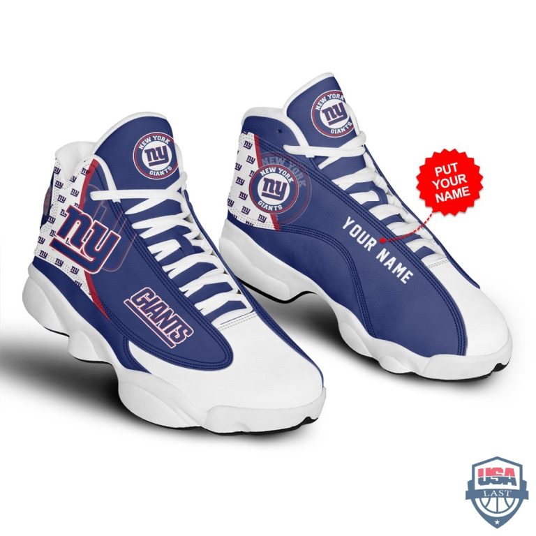 New-York-Giants-Air-Jordan-13-Custom-Name-Personalized-Shoes-2