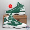 New York Jets Air Jordan 13 Custom Name Personalized Shoes