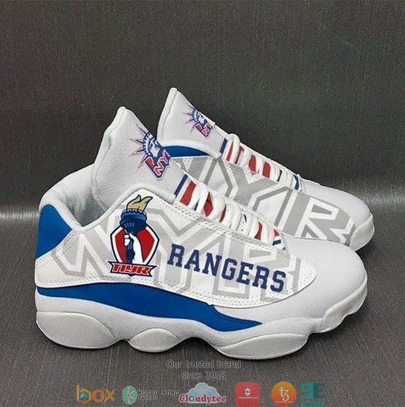 New York Rangers Nhl Teams Air Jordan 13 Sneaker Shoes New York Rangers Nhl Teams Air Jordan 13 Sneaker Shoes