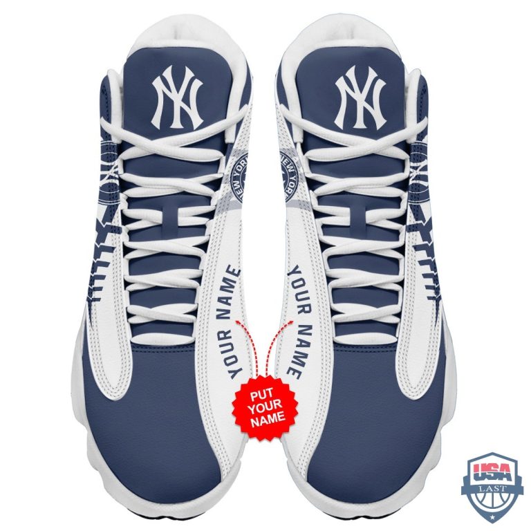 New-York-Yankee-Air-Jordan-13-Custom-Name-Personalized-Shoes-1