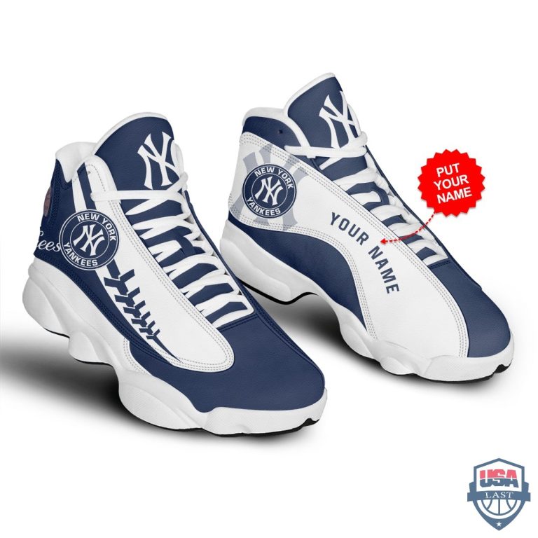 New-York-Yankee-Air-Jordan-13-Custom-Name-Personalized-Shoes-2