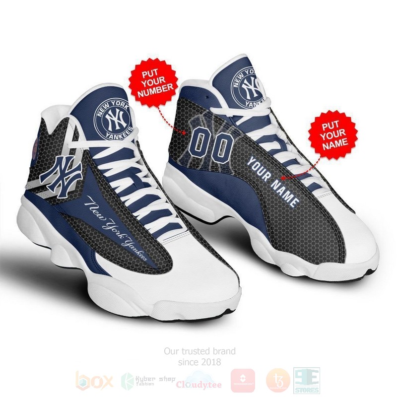 New York Yankees Mlb Personalized Air Jordan 13 Shoes New York Yankees Mlb Personalized Air Jordan 13 Shoes