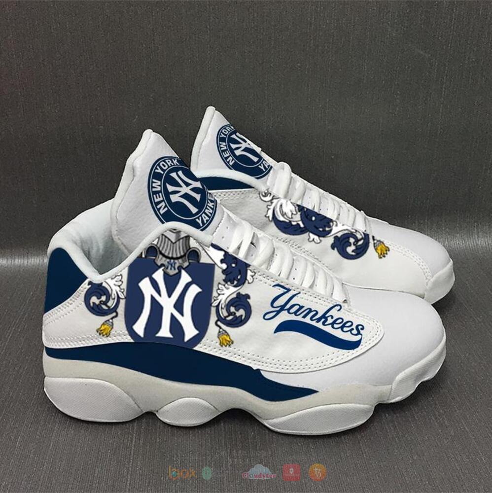 New York Yankees Mlb White Air Jordan 13 Shoes New York Yankees Mlb White Air Jordan 13 Shoes