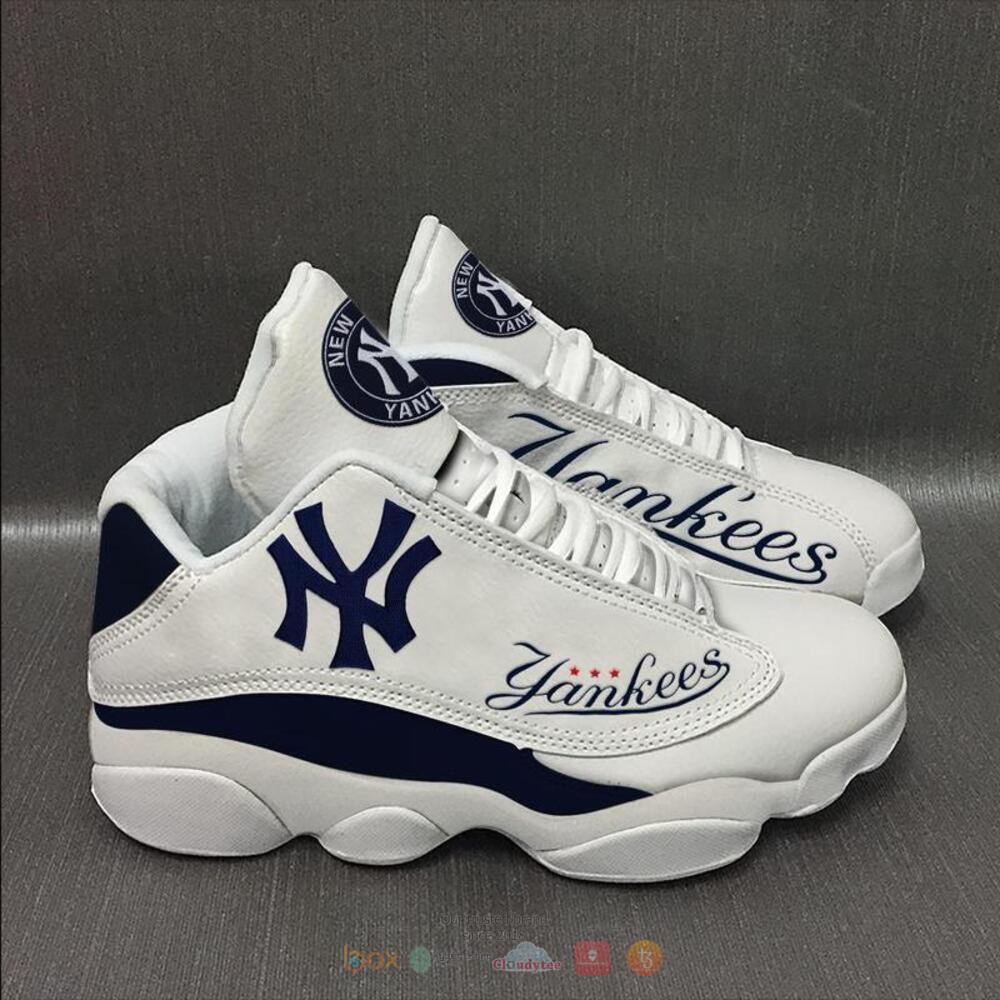 New York Yankees White Air Jordan 13 Shoes New York Yankees White Air Jordan 13 Shoes