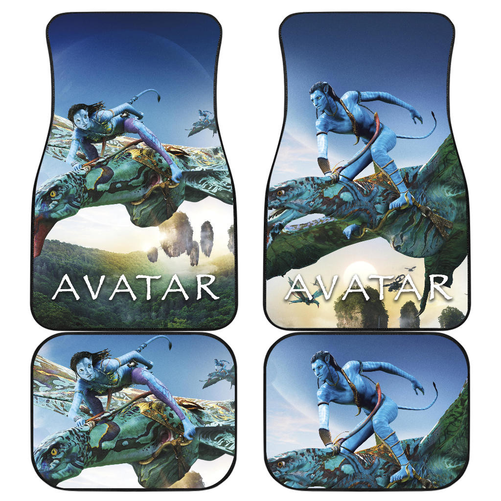 Neytiri And Corporal Jake Sully Car Floor Mats Avatar Movie H200303 Neytiri And Corporal Jake Sully Car Floor Mats Avatar Movie H200303