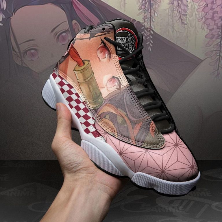 Nezuko-Anime-Demon-Slayer-Air-Jordan-13-Shoes-3