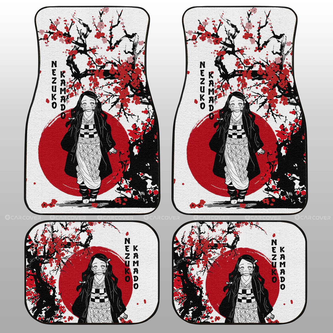 Nezuko-Car-Floor-Mats-Custom-Japan-Style-Demon-Slayer-Anime-Car-Accessories-1