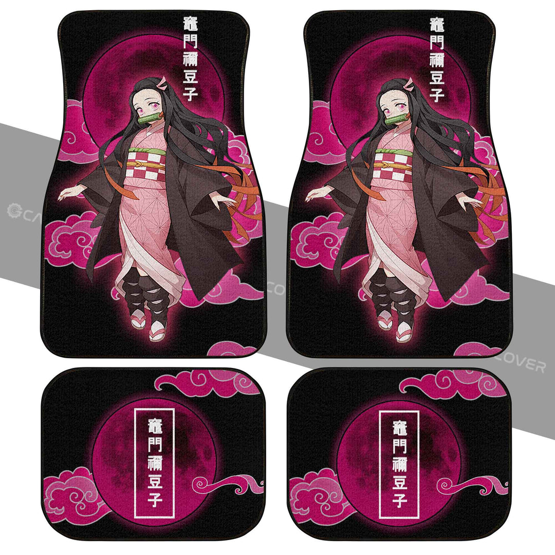 Nezuko-Kamada-Car-Floor-Mats-Custom-Demon-Slayer-Anime-Car-Accessories-1