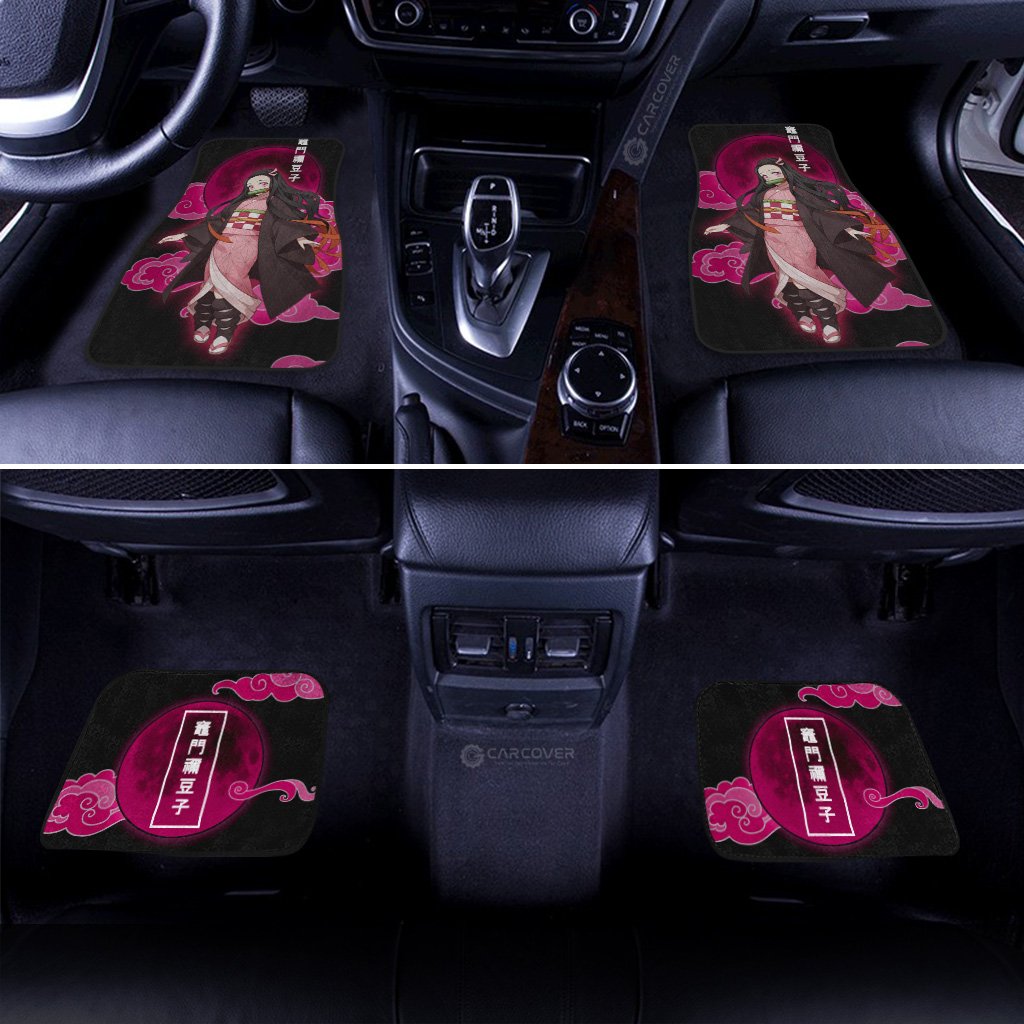 Nezuko-Kamada-Car-Floor-Mats-Custom-Demon-Slayer-Anime-Car-Accessories-2
