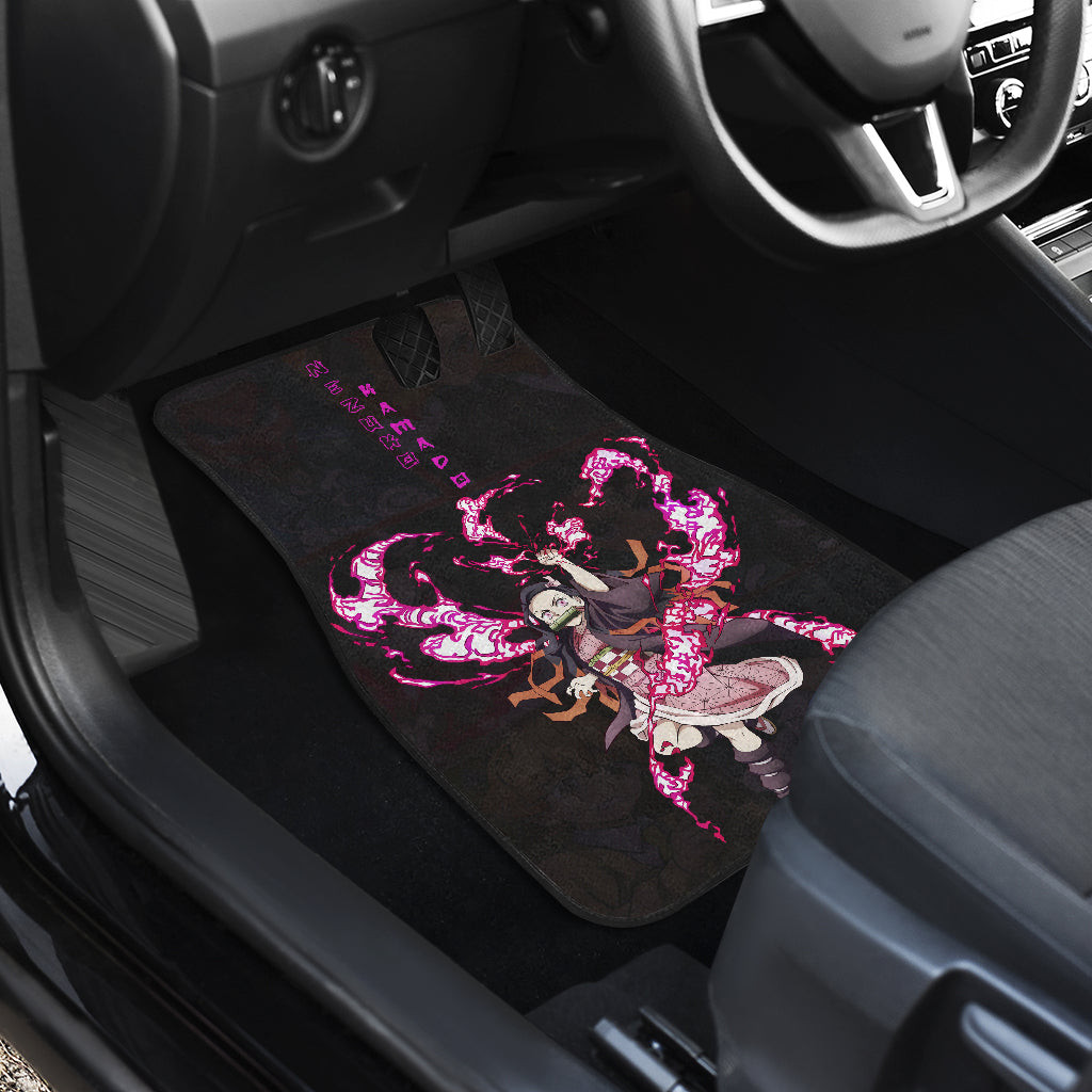 Nezuko-Kamado-Demon-Slayer-Car-Floor-Mats-Anime-Car-Accessories-1
