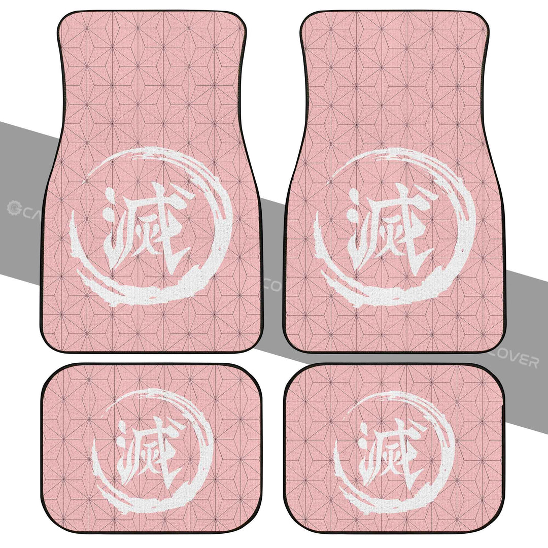 Nezuko-Uniform-Car-Floor-Mats-Custom-Demon-Slayer-Anime-Car-Accessories-1