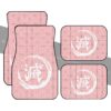 Nezuko Uniform Car Floor Mats Custom Demon Slayer Anime Car Accessories