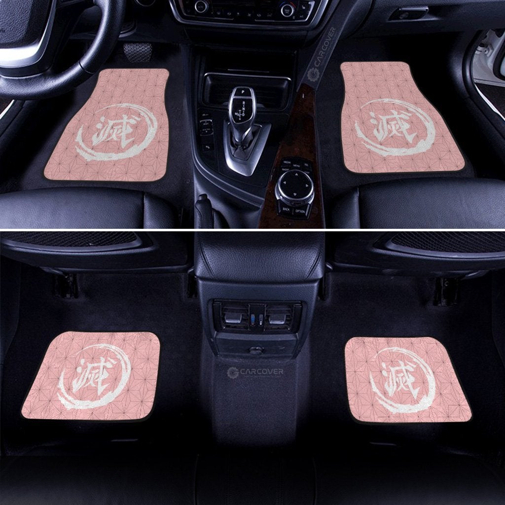 Nezuko-Uniform-Car-Floor-Mats-Custom-Demon-Slayer-Anime-Car-Accessories-2
