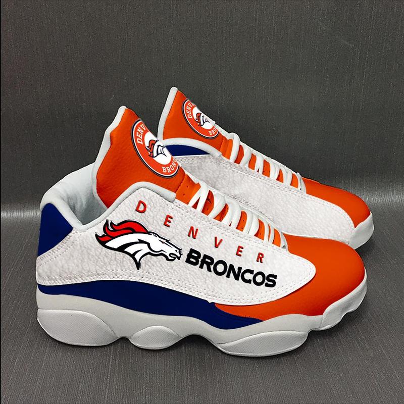 Nfl Denver Broncos Logo Team Air Jordan 13 Sneaker Shoes Nfl Denver Broncos Logo Team Air Jordan 13 Sneaker Shoes