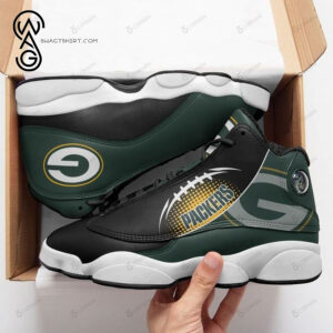 Nfl Green Bay Packers Air Jordan 13 Shoes 2
