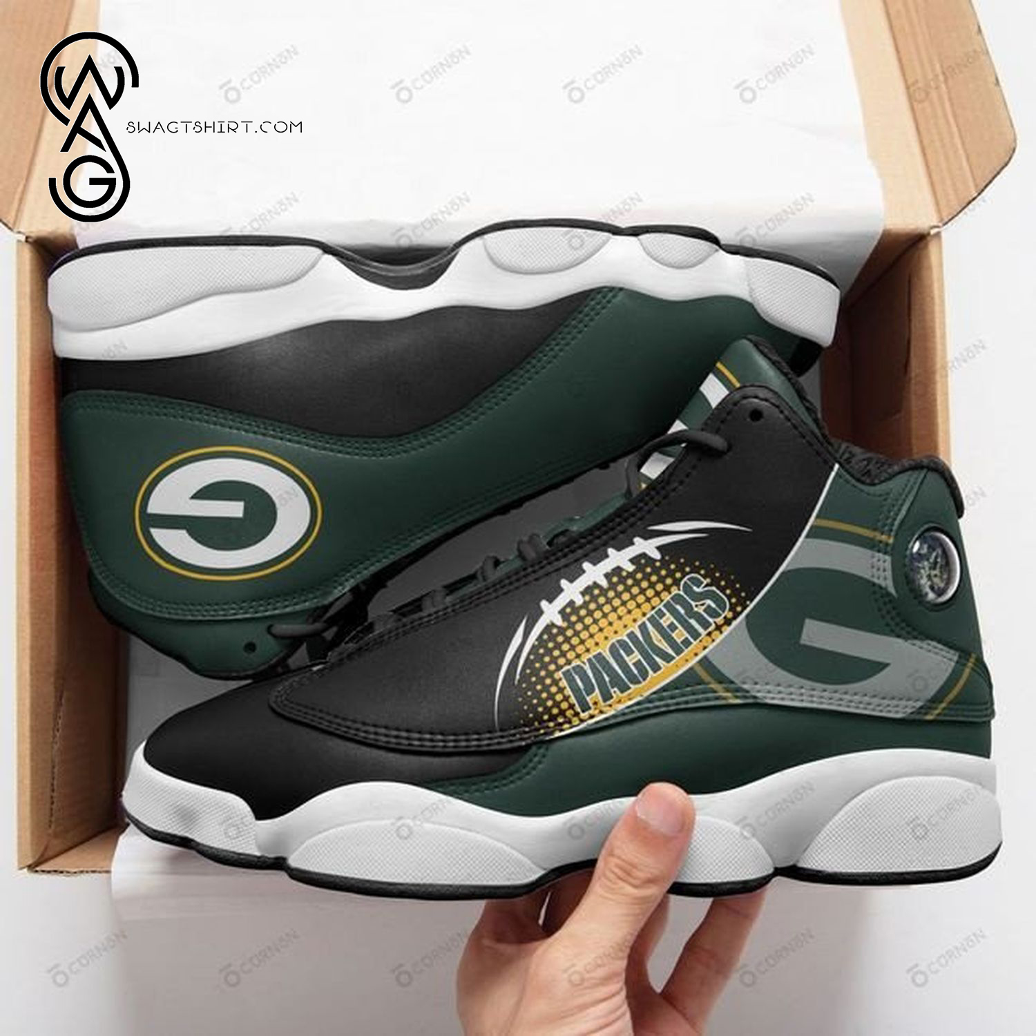 Nfl Green Bay Packers Air Jordan 13 Shoes 2 Nfl Green Bay Packers Air Jordan 13 Shoes 2