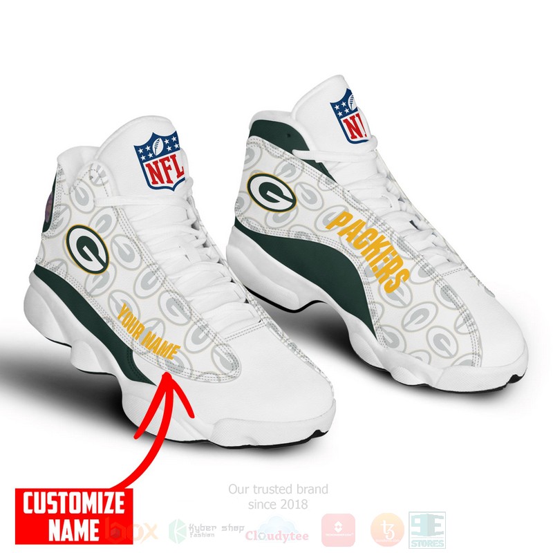 Nfl Green Bay Packers Custom Name Air Jordan 13 Shoes Nfl Green Bay Packers Custom Name Air Jordan 13 Shoes