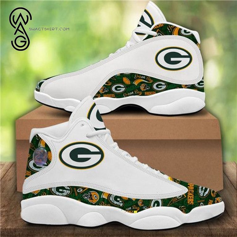 Nfl-Green-Bay-Packers-Sport-Team-Air-Jordan-13-Shoes-1