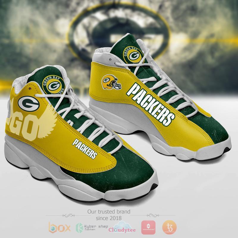 Nfl Green Bay Packers Yellow Green Air Jordan 13 Shoes Nfl Green Bay Packers Yellow Green Air Jordan 13 Shoes