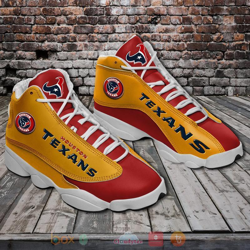 Nfl Houston Texans Red Yellow Air Jordan 13 Shoes Nfl Houston Texans Red Yellow Air Jordan 13 Shoes