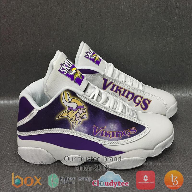 Nfl Minnesota Vikings Air Jordan 13 Sneakers Shoes Nfl Minnesota Vikings Air Jordan 13 Sneakers Shoes