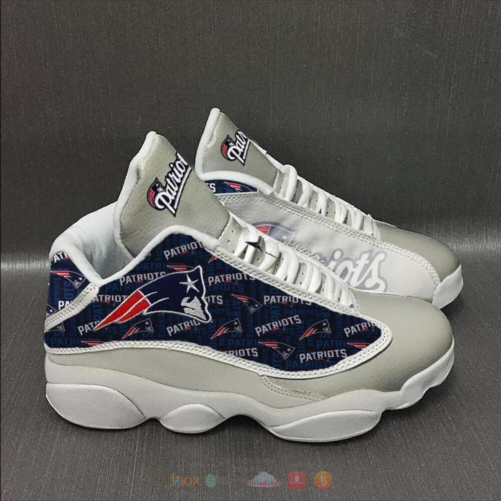 Nfl New England Patriots Grey Air Jordan 13 Shoes Nfl New England Patriots Grey Air Jordan 13 Shoes