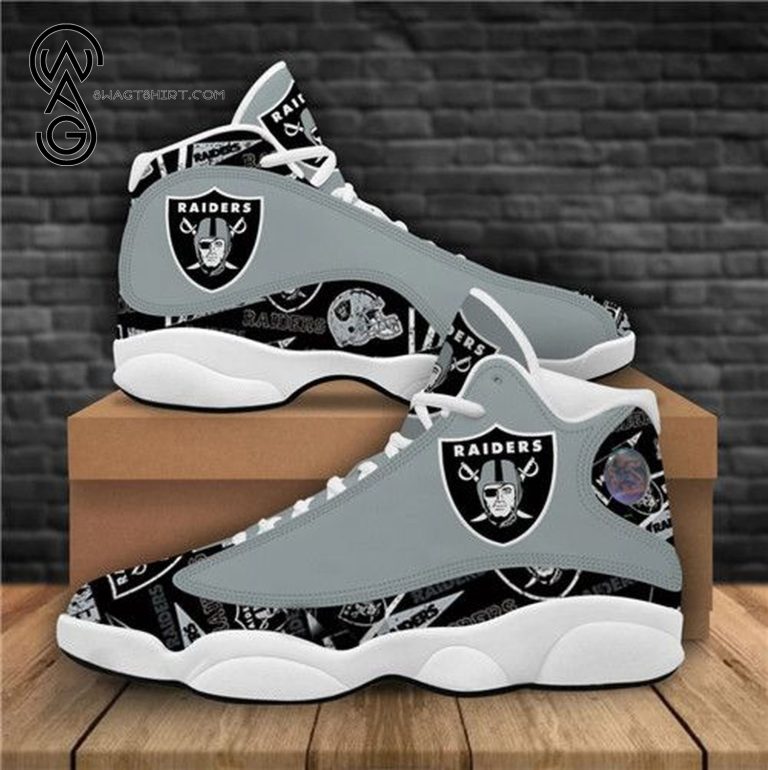 Nfl-Oakland-Raiders-Air-Jordan-13-Shoes-1