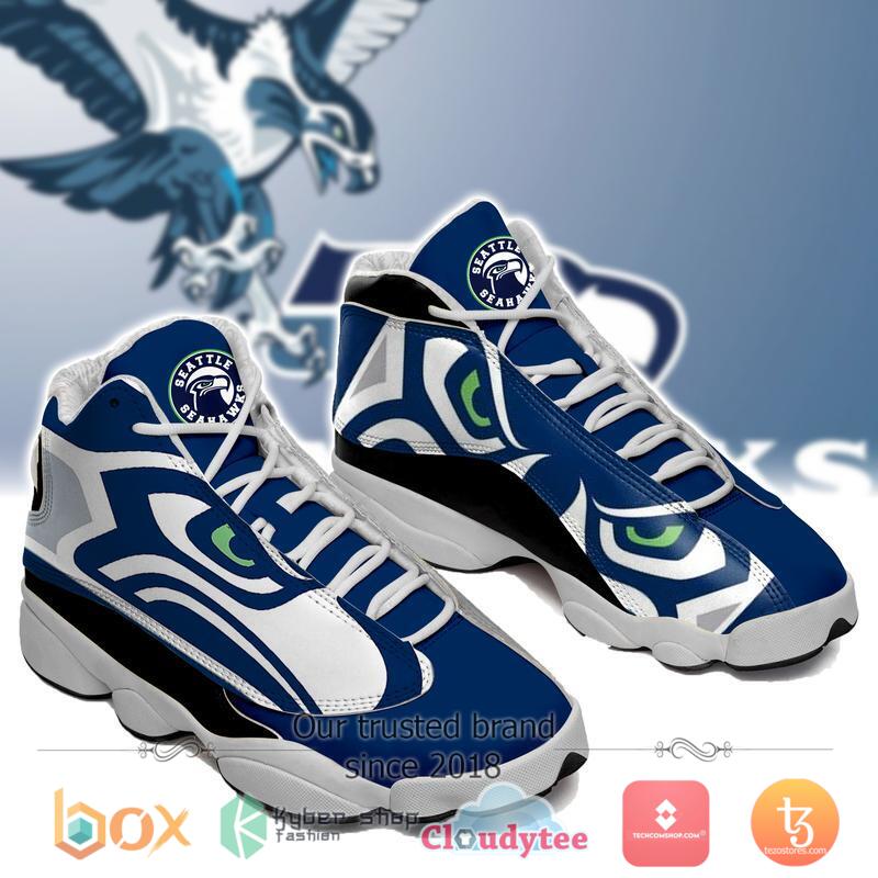 Nfl Seattle Seahawks Air Jordan 13 Sneakers Shoes Nfl Seattle Seahawks Air Jordan 13 Sneakers Shoes