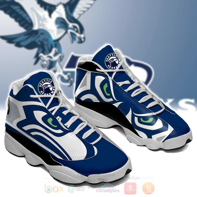 Nfl Seattle Seahawks Blue Air Jordan 13 Shoes Nfl Seattle Seahawks Blue Air Jordan 13 Shoes