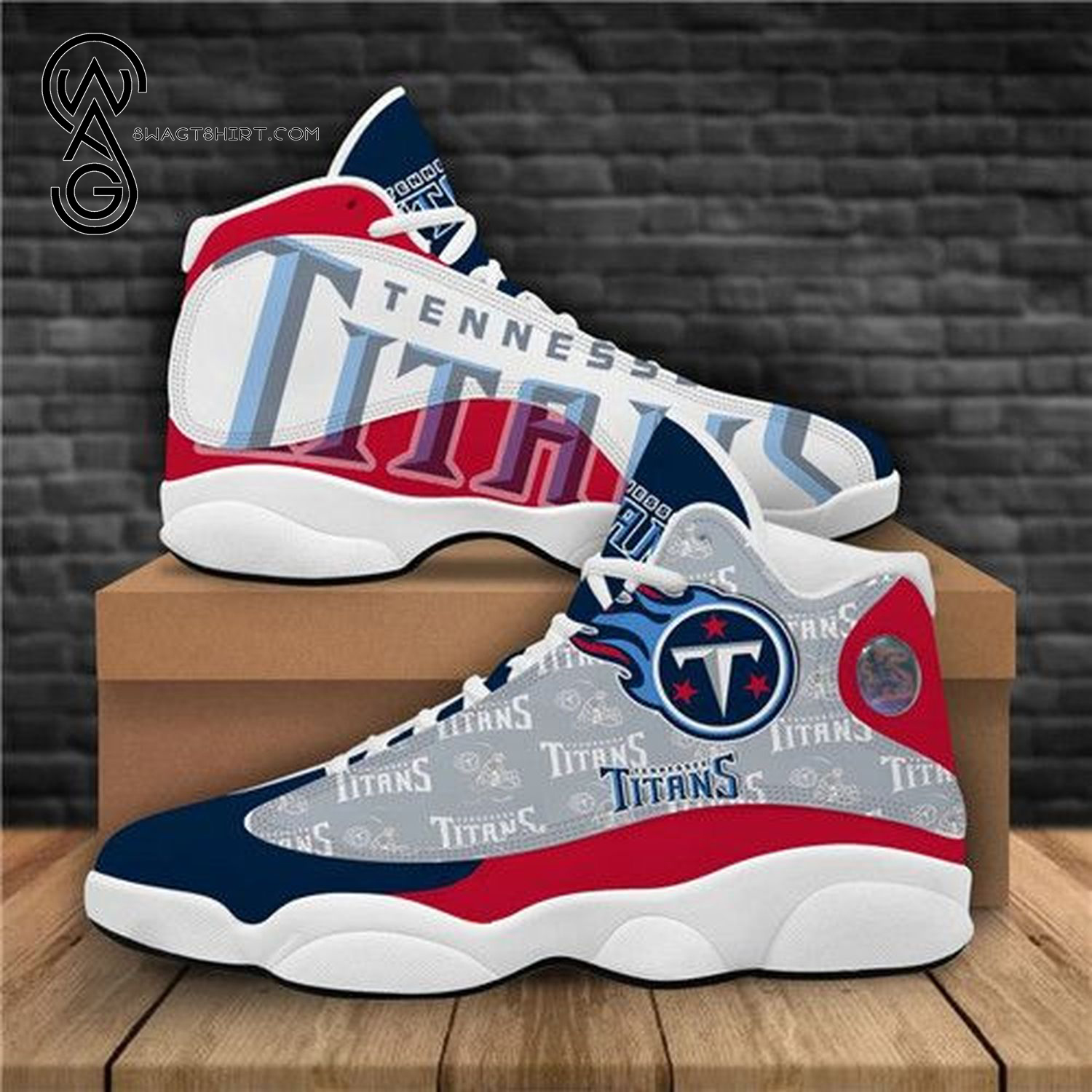 Nfl Tennessee Titans Air Jordan 13 Shoes 2 Nfl Tennessee Titans Air Jordan 13 Shoes 2