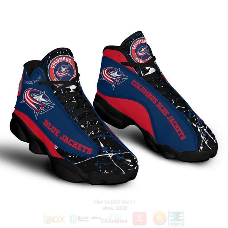 Nhl-Columbus-Blue-Jackets-Personalized-Air-Jordan-13-Shoes-1