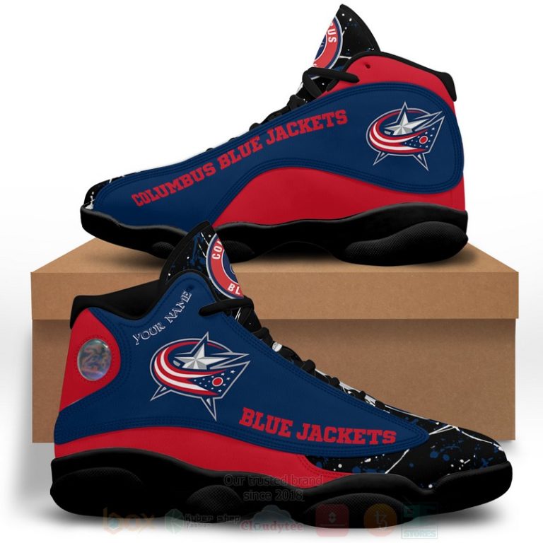 Nhl-Columbus-Blue-Jackets-Personalized-Air-Jordan-13-Shoes-3