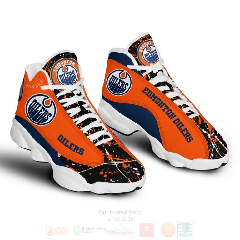 Nhl-Edmonton-Oilers-Personalized-Air-Jordan-13-Shoes-2