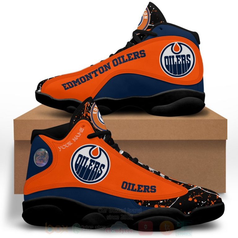 Nhl-Edmonton-Oilers-Personalized-Air-Jordan-13-Shoes-3