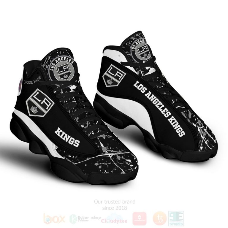 Nhl-Los-Angeles-Kings-Personalized-Air-Jordan-13-Shoes-1