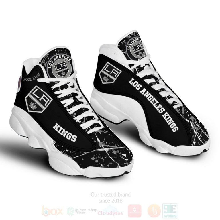 Nhl-Los-Angeles-Kings-Personalized-Air-Jordan-13-Shoes-2