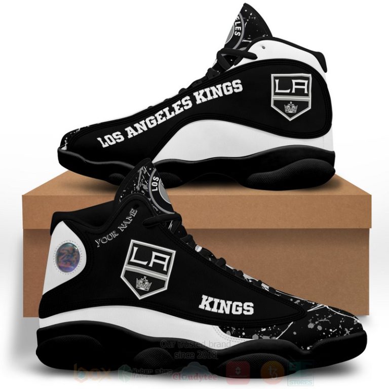 Nhl-Los-Angeles-Kings-Personalized-Air-Jordan-13-Shoes-3