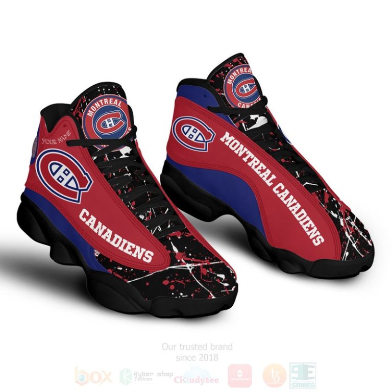 Nhl-Montreal-Canadiens-Personalized-Air-Jordan-13-Shoes-1
