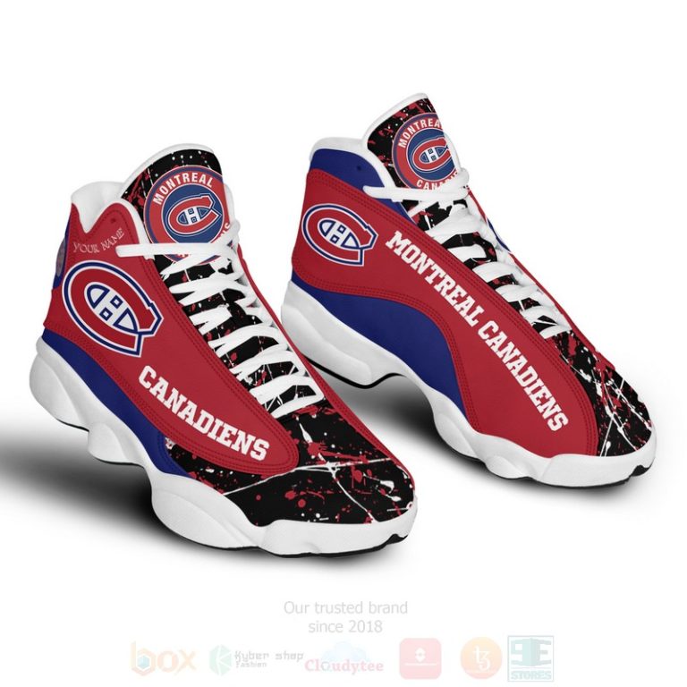 Nhl-Montreal-Canadiens-Personalized-Air-Jordan-13-Shoes-2