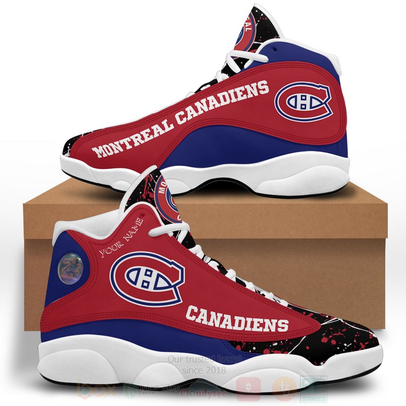 Nhl Montreal Canadiens Personalized Air Jordan 13 Shoes Nhl Montreal Canadiens Personalized Air Jordan 13 Shoes