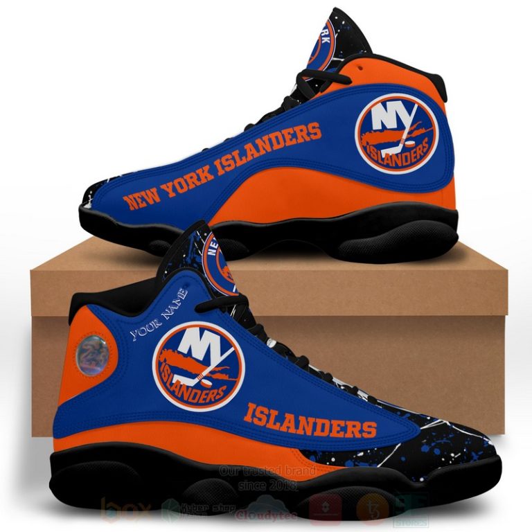 Nhl-New-York-Islanders-Personalized-Air-Jordan-13-Shoes-3