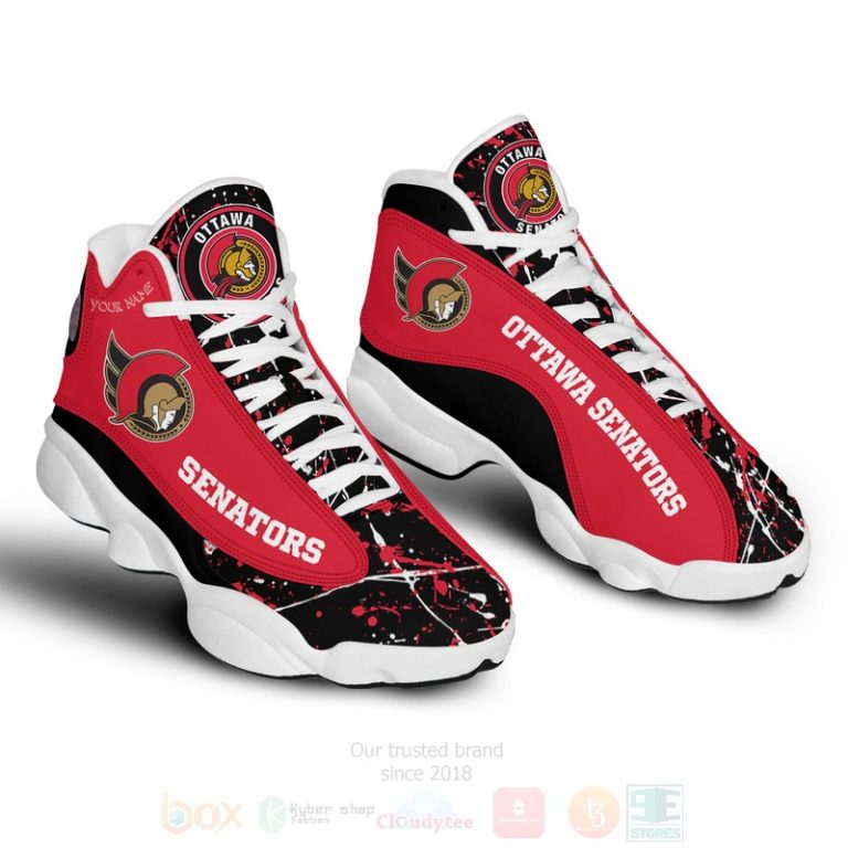 Nhl-Ottawa-Senators-Personalized-Air-Jordan-13-Shoes-2