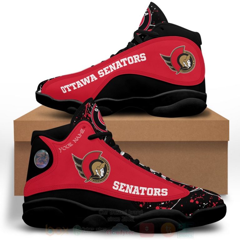 Nhl-Ottawa-Senators-Personalized-Air-Jordan-13-Shoes-3
