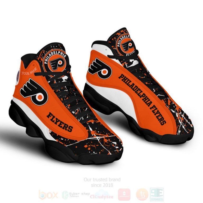 Nhl-Philadelphia-Flyers-Personalized-Air-Jordan-13-Shoes-1