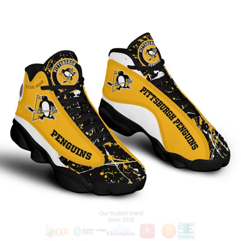Nhl-Pittsburgh-Penguins-Personalized-Air-Jordan-13-Shoes-1