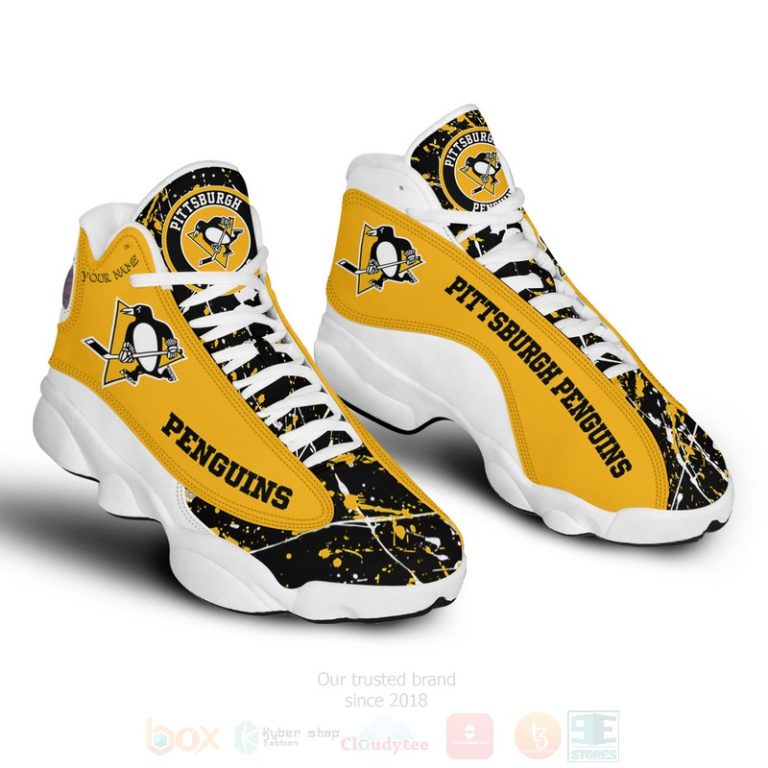 Nhl-Pittsburgh-Penguins-Personalized-Air-Jordan-13-Shoes-2